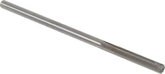 Alvord Polk - 19/64" High Speed Steel 6 Flute Chucking Reamer - Straight Flute, 0.2792" Straight Shank, 1-1/2" Flute Length, 6" OAL - Exact Tooling