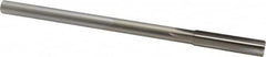 Alvord Polk - 7/16" High Speed Steel 6 Flute Chucking Reamer - Straight Flute, 0.373" Straight Shank, 1-3/4" Flute Length, 7" OAL - Exact Tooling