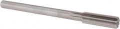 Alvord Polk - 13/16" High Speed Steel 8 Flute Chucking Reamer - Straight Flute, 5/8" Straight Shank, 2-1/2" Flute Length, 9-1/2" OAL - Exact Tooling