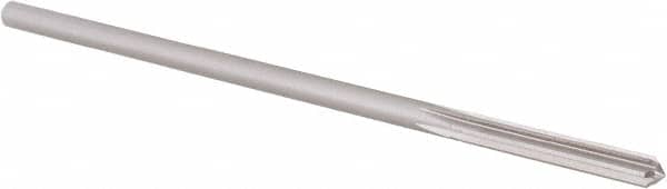 Alvord Polk - #15 High Speed Steel 6 Flute Chucking Reamer - Straight Flute, 0.1755" Straight Shank, 1-1/8" Flute Length, 4-1/2" OAL - Exact Tooling