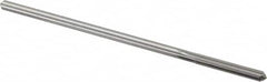 Alvord Polk - #19 High Speed Steel 6 Flute Chucking Reamer - Straight Flute, 0.1595" Straight Shank, 1-1/8" Flute Length, 4-1/2" OAL - Exact Tooling