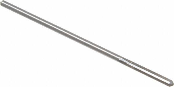 Alvord Polk - #32 High Speed Steel 4 Flute Chucking Reamer - Straight Flute, 0.112" Straight Shank, 7/8" Flute Length, 3-1/2" OAL - Exact Tooling