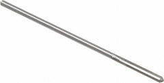 Alvord Polk - #32 High Speed Steel 4 Flute Chucking Reamer - Straight Flute, 0.112" Straight Shank, 7/8" Flute Length, 3-1/2" OAL - Exact Tooling