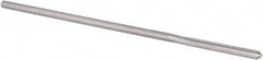 Alvord Polk - #35 High Speed Steel 4 Flute Chucking Reamer - Straight Flute, 0.103" Straight Shank, 7/8" Flute Length, 3-1/2" OAL - Exact Tooling