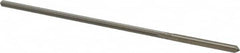 Alvord Polk - #39 High Speed Steel 4 Flute Chucking Reamer - Straight Flute, 0.0928" Straight Shank, 7/8" Flute Length, 3-1/2" OAL - Exact Tooling
