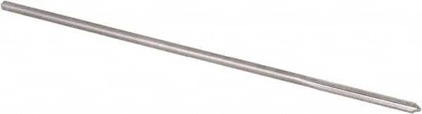 Alvord Polk - #53 High Speed Steel 4 Flute Chucking Reamer - Straight Flute, 0.0585" Straight Shank, 1/2" Flute Length, 2-1/2" OAL - Exact Tooling