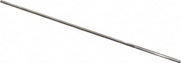 Alvord Polk - #59 High Speed Steel 4 Flute Chucking Reamer - Straight Flute, 0.039" Straight Shank, 1/2" Flute Length, 2-1/2" OAL - Exact Tooling