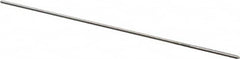 Alvord Polk - #63 High Speed Steel 4 Flute Chucking Reamer - Straight Flute, 0.035" Straight Shank, 1/2" Flute Length, 2-1/2" OAL - Exact Tooling