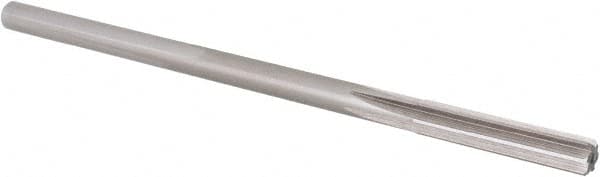 Alvord Polk - Letter M High Speed Steel 6 Flute Chucking Reamer - Straight Flute, 0.2792" Straight Shank, 1-1/2" Flute Length, 6" OAL - Exact Tooling