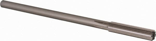 Alvord Polk - Letter R High Speed Steel 6 Flute Chucking Reamer - Straight Flute, 0.2792" Straight Shank, 1-1/2" Flute Length, 6" OAL - Exact Tooling