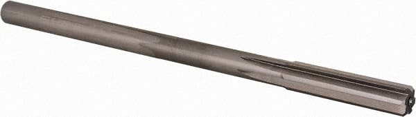 Alvord Polk - Letter Z High Speed Steel 6 Flute Chucking Reamer - Straight Flute, 0.373" Straight Shank, 1-3/4" Flute Length, 7" OAL - Exact Tooling