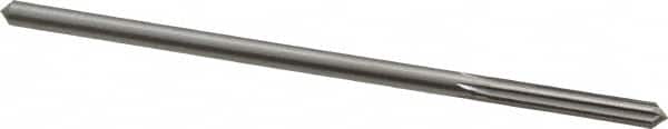 Alvord Polk - 3/16" High Speed Steel 6 Flute Chucking Reamer - Straight Flute, 0.1805" Straight Shank, 1-1/8" Flute Length, 4-1/2" OAL - Exact Tooling