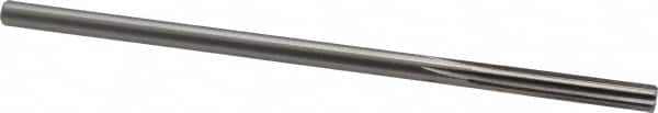 Alvord Polk - 1/4" High Speed Steel 6 Flute Chucking Reamer - Straight Flute, 0.2405" Straight Shank, 1-1/2" Flute Length, 6" OAL - Exact Tooling