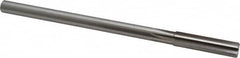 Alvord Polk - 1/2" High Speed Steel 6 Flute Chucking Reamer - Straight Flute, 0.4355" Straight Shank, 2" Flute Length, 8" OAL - Exact Tooling