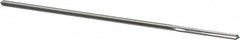 Alvord Polk - 2.5mm High Speed Steel 4 Flute Chucking Reamer - Straight Flute, 0.0928" Straight Shank, 7/8" Flute Length, 3-1/2" OAL - Exact Tooling