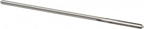 Alvord Polk - 3mm High Speed Steel 4 Flute Chucking Reamer - Straight Flute, 0.112" Straight Shank, 7/8" Flute Length, 3-1/2" OAL - Exact Tooling