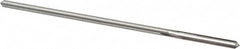 Alvord Polk - 3mm High Speed Steel 4 Flute Chucking Reamer - Straight Flute, 0.112" Straight Shank, 7/8" Flute Length, 3-1/2" OAL - Exact Tooling