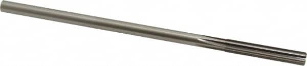 Alvord Polk - 6.5mm High Speed Steel 6 Flute Chucking Reamer - Straight Flute, 0.2405" Straight Shank, 1-1/2" Flute Length, 6" OAL - Exact Tooling