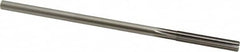 Alvord Polk - 6.5mm High Speed Steel 6 Flute Chucking Reamer - Straight Flute, 0.2405" Straight Shank, 1-1/2" Flute Length, 6" OAL - Exact Tooling