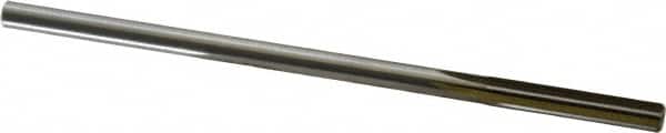 Alvord Polk - 7mm High Speed Steel 6 Flute Chucking Reamer - Straight Flute, 1/4" Straight Shank, 1-1/2" Flute Length, 6" OAL - Exact Tooling