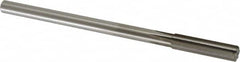 Alvord Polk - 12.5mm High Speed Steel 6 Flute Chucking Reamer - Straight Flute, 0.4355" Straight Shank, 2" Flute Length, 8" OAL - Exact Tooling