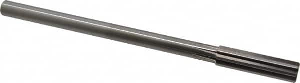 Alvord Polk - 14mm High Speed Steel 8 Flute Chucking Reamer - Straight Flute, 0.4355" Straight Shank, 2" Flute Length, 8" OAL - Exact Tooling