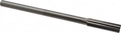 Alvord Polk - 14mm High Speed Steel 8 Flute Chucking Reamer - Straight Flute, 0.4355" Straight Shank, 2" Flute Length, 8" OAL - Exact Tooling