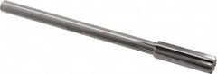 Alvord Polk - 15.5mm High Speed Steel 8 Flute Chucking Reamer - Straight Flute, 0.4355" Straight Shank, 2" Flute Length, 8" OAL - Exact Tooling