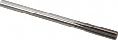 Alvord Polk - 16.5mm High Speed Steel 8 Flute Chucking Reamer - Straight Flute, 9/16" Straight Shank, 2-1/4" Flute Length, 9" OAL - Exact Tooling