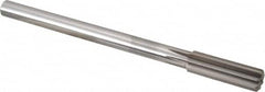 Alvord Polk - 17.5mm High Speed Steel 8 Flute Chucking Reamer - Straight Flute, 9/16" Straight Shank, 2-1/4" Flute Length, 9" OAL - Exact Tooling