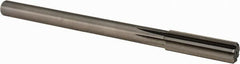 Alvord Polk - 18.5mm High Speed Steel 8 Flute Chucking Reamer - Straight Flute, 5/8" Straight Shank, 2-1/2" Flute Length, 9-1/2" OAL - Exact Tooling