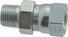 Eaton - 1/2" Tube OD, 37° Steel Flared Tube Female JIC 37° Swivel to Male Pipe Adapter - 3/8 NPT - Exact Tooling
