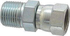 Eaton - 1/2" Tube OD, 37° Steel Flared Tube Female JIC 37° Swivel to Male Pipe Adapter - 1/2 NPT - Exact Tooling