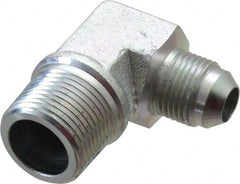 Eaton - 1/2" Tube OD, 37° Steel Flared Tube Male Elbow - 3/4 NPT, Flare x MNPT Ends - Exact Tooling