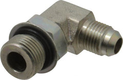 Eaton - 3/8" Tube OD, 37° Steel Flared Tube Straight Thread Elbow - 1/2 ORB, Flared to Male SAE O-Ring Ends - Exact Tooling