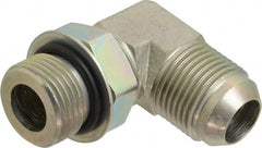 Eaton - 3/4" Tube OD, 37° Steel Flared Tube Straight Thread Elbow - 3/4 ORB, Flared to Male SAE O-Ring Ends - Exact Tooling