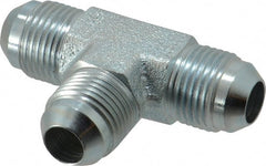 Eaton - 1/2" Tube OD, 37° Steel Flared Tube Union Tee - Flare x Flare x Flare Ends - Exact Tooling