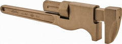 Ampco - 21" Aluminum Bronze Alloy Monkey Wrench - 4-1/8" Pipe Capacity - Exact Tooling