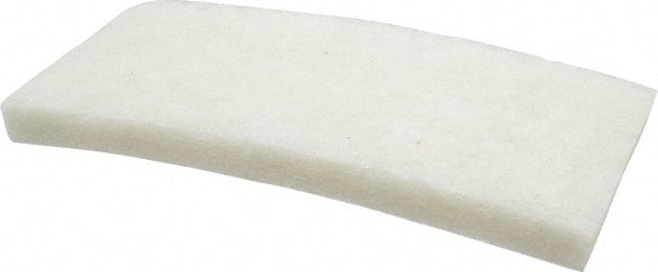 3M - 10" Long x 4-5/8" x 1" Thick Wide Cleansing Pad - Nonabrasive, Light-Duty, White - Exact Tooling