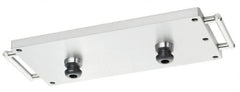 Schunk - Rectangular Aluminum CNC Clamping Pallet - 199mm Wide x 399mm Long x 25mm Thick - Exact Tooling