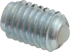 Gibraltar - 1/2-13, 0.281" Ball Diam, 0.75" Body Length, 0.072" Max Ball Reach, Threaded Ball Plunger - Steel Body, Nylon Ball, 3 Lb Initial End Force, 6 Lb Final End Force - Exact Tooling