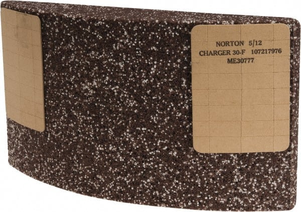 Norton - 11-1/4" Wide x 6" High x 2-1/4" Thick Grinding Segment - Ceramic, 30 Grit, Hardness F - Exact Tooling