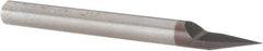 Value Collection - 3/16" Shank Diam, 2-1/2" OAL, 3/16" Cut Diam, Engraving Cutter - 0.331" LOC, AlTiN Finish - Exact Tooling