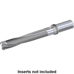 Kennametal - Series KSEM Plus, Head Connection FDS36, 3xD, 1-1/2" Shank Diam, Drill Body - 97.03mm Drill Body Length to Flange, SSF Toolholder, 10.29" OAL, 117mm Drill Body Length, 3.82" Flute Length, Weldon Flat Shank, Through Coolant - Exact Tooling