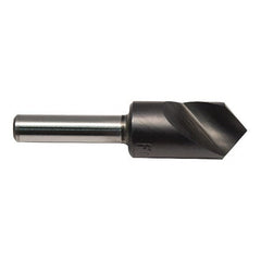 M.A. Ford - 1/2" Head Diam, 1/4" Shank Diam, 1 Flute 100° High Speed Steel Countersink - Exact Tooling