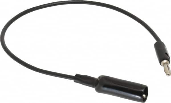 Pomona - Black Electrical Test Equipment Clip - Use with 0.300" Terminal, Banana Plugs - Exact Tooling