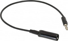 Pomona - Black Electrical Test Equipment Clip - Use with 0.300" Terminal, Banana Plugs - Exact Tooling