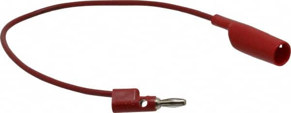 Pomona - Red Electrical Test Equipment Clip - Use with 0.300" Terminal, Banana Plugs - Exact Tooling
