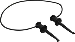 Pomona - Black Electrical Test Equipment Patch Cord - Use with Test Clips - Exact Tooling