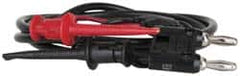 Pomona - Black/Red Electrical Test Equipment Clip - Use with Banana Plugs - Exact Tooling
